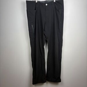 Outdoor Research Mens Black Technical Hiking Pants Size 38 Nylon Stretch Zip